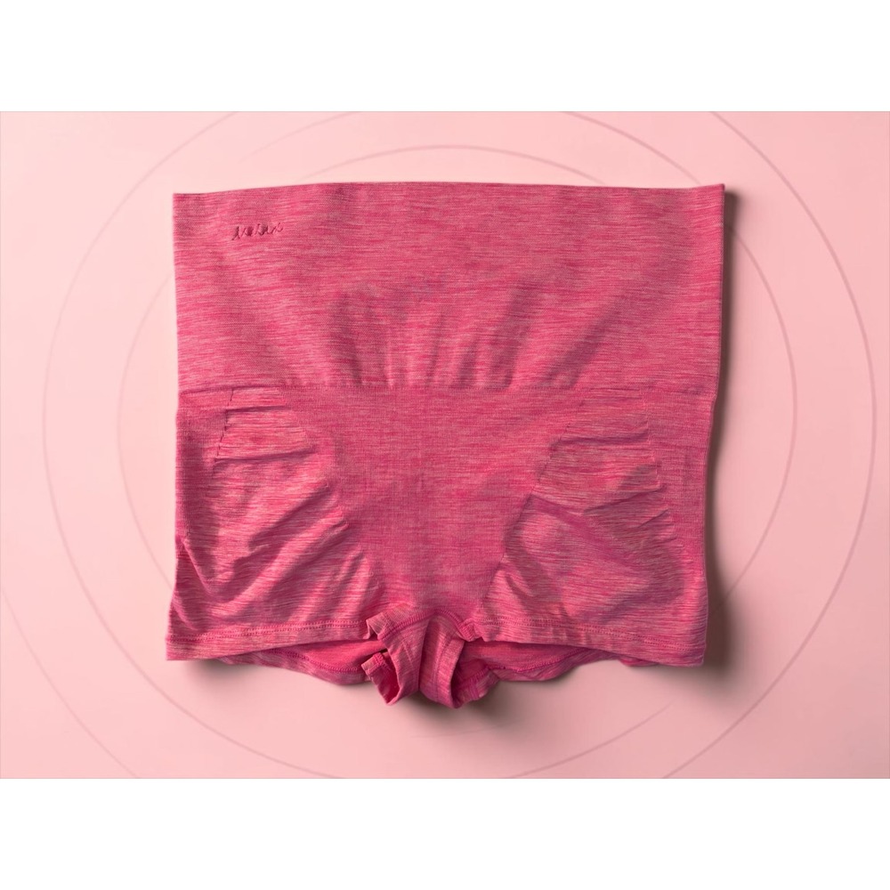 SlimMe by MeMoi Style 8416 Seamless Shaping Boyshort – XL – Heather Pink – NWOT
